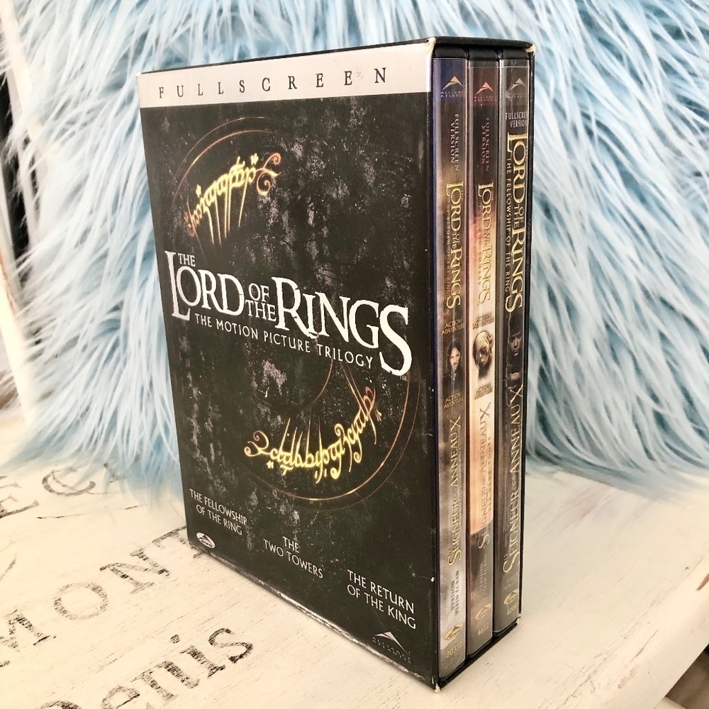 Lord of the Rings, The Motion Picture Trilogy 3 DVD Box Set, 6 Discs, Widescreen